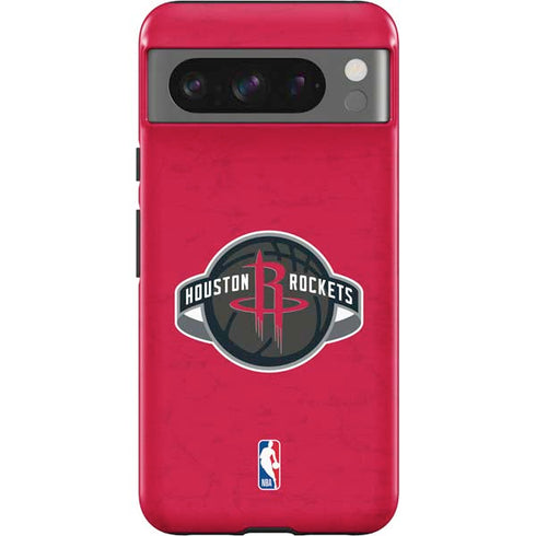 NBA Houston Rockets Distressed Google Pixel 8 Pro Impact Case